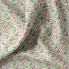 Printed Cotton ARAGEO Ecru / Violet